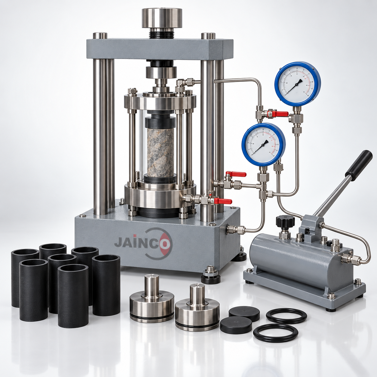 Triaxial Testing Outfit for Rocks